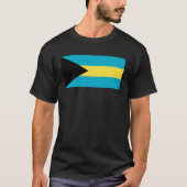 Bahama Islands Flag  1 T-shirt (Voorkant)