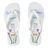 Bahama Llama Mermaid Teenslippers (Voetbed)