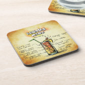 Bahama Mama Bartender Drink Recipe Drankjes Onderzetter (Linkerzijde)