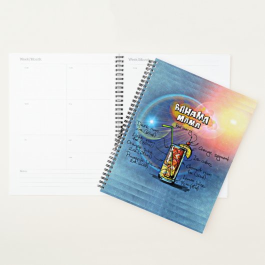 Bahama Mama Cocktail (#8 van de 12 Reeksen van de  Planner (Display)