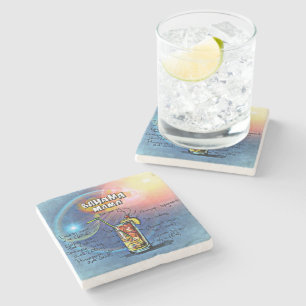 Bahama Mama Cocktail (#8 van de 12 Reeksen van de  Stenen Onderzetter