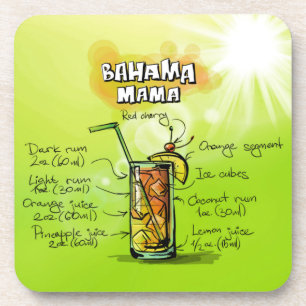Bahama Mama Cocktail Recipe Drankjes Onderzetter