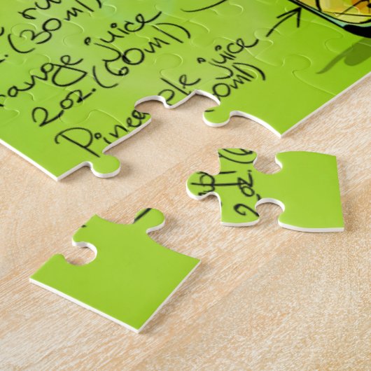 Bahama Mama Cocktail Recipe Legpuzzel (Zijkant)