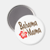 Bahama Mama is ontworpen met Hibisucus bloem Magneet (Voorkant / Achterkant)