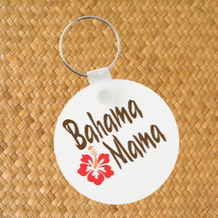 Bahama Mama is ontworpen met Hibisucus bloem Sleutelhanger