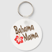 Bahama Mama is ontworpen met Hibisucus bloem Sleutelhanger (Voorkant)