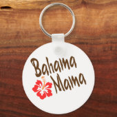 Bahama Mama is ontworpen met Hibisucus bloem Sleutelhanger (Voorkant)