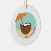 Bahama Mama Keramisch Ornament (Rechts)