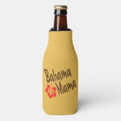 Bahama Mama met Hibiscus Bloem Flesjeskoeler (Fles Voorkant)