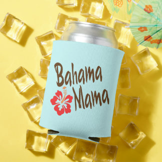 Bahama mama met hibiscus flower blikjeskoeler