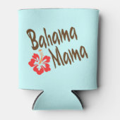 Bahama mama met hibiscus flower blikjeskoeler (Voorkant)