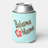 Bahama mama met hibiscus flower blikjeskoeler (Blikje Achterkant)