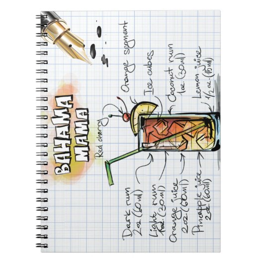 Bahama Mama Notitieboek (Voorkant)