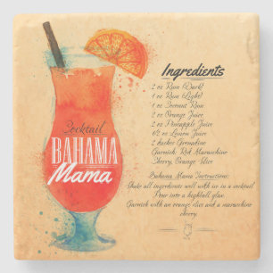 Bahama Mama Recipe Stenen Onderzetter