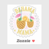 Bahama Mama Vakantie Bahama's Sticker Cruise (Vel)