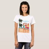 Bahama Meisjesreis Bachelorette Feest Vakantie T-shirt (Voorkant volledig)