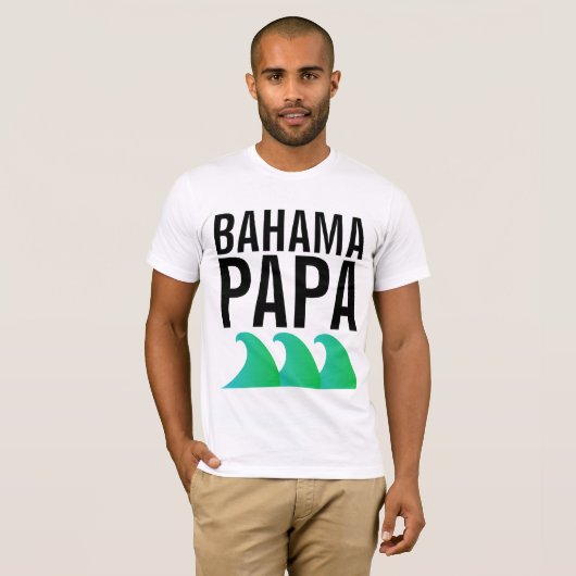 BAHAMA PAPA T-Shirts (Voorkant volledig)