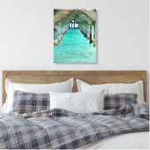 Bahama Pier Canvas Afdruk (Insitu (Slaapkamer))