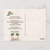 Bahama Pier Reisbureau Briefkaart (Achterkant)