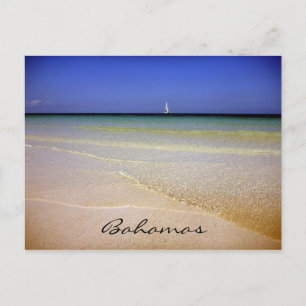 bahama ' s duidelijke wateren briefkaart