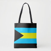 Bahama’s: lang vlaggensymbool tote bag (Voorkant)