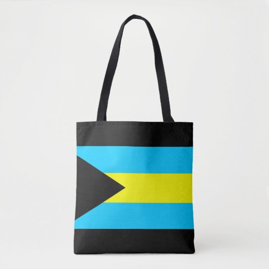 Bahama’s: lang vlaggensymbool tote bag (Voorkant)