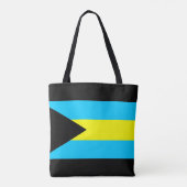 Bahama’s: lang vlaggensymbool tote bag (Achterkant)
