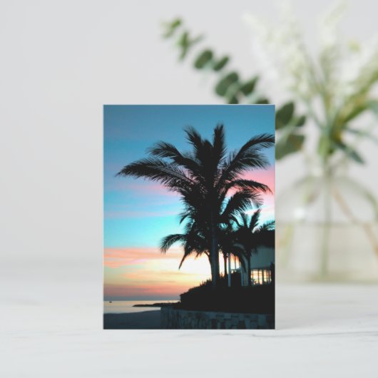 Bahama Sunset Briefkaart (Staand voorkant)