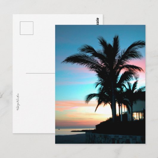 Bahama Sunset Briefkaart (Voorkant / Achterkant)