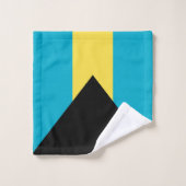 Bahama-vlag Bad Handdoek (Wasdoekje)