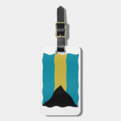 Bahama-vlag Bagagelabel (Voorkant verticaal)