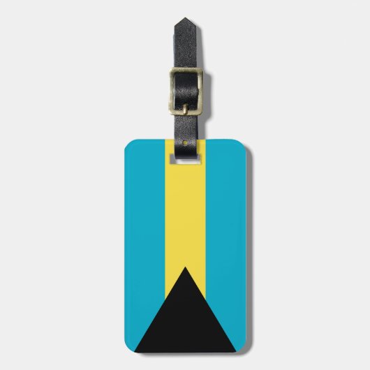 Bahama-vlag Bagagelabel (Voorkant verticaal)