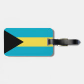 Bahama-vlag Bagagelabel (Achterkant horizontaal)