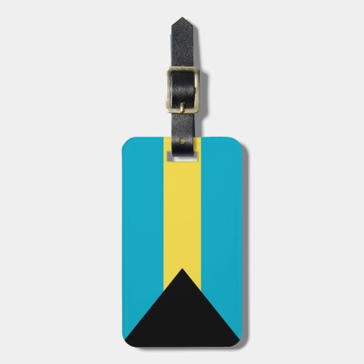 Bahama-vlag Bagagelabel (Voorkant verticaal)
