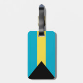 Bahama-vlag Bagagelabel (Achterkant verticaal)