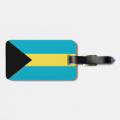 Bahama-vlag Bagagelabel (Achterkant horizontaal)