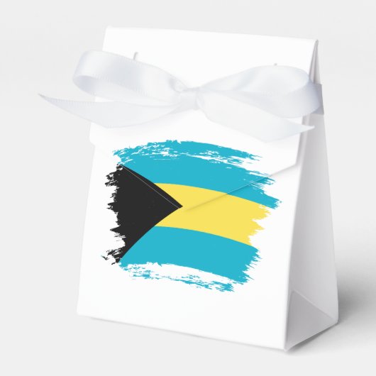 Bahama-vlag Bedankdoosjes (Voorkant Zijde)