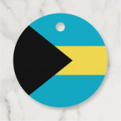 Bahama-vlag Bedankjes Labels (Achterkant)