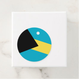 Bahama-vlag Bedankjes Labels