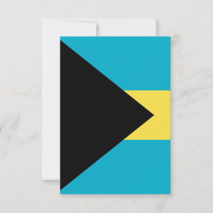 Bahama-vlag Bedankkaart