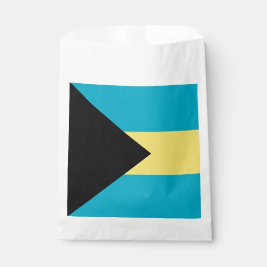 Bahama-vlag Bedankzakje (Voorkant)