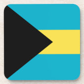 Bahama-vlag Bier Onderzetter (Voorkant)