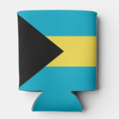 Bahama-vlag Blikjeskoeler (Achterkant)