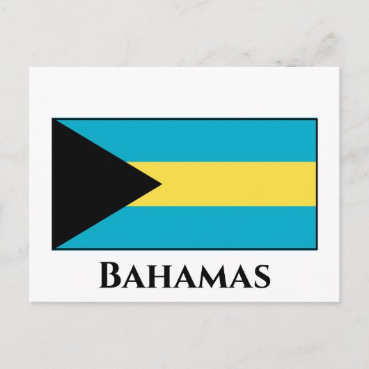 Bahama-vlag Briefkaart (Voorkant)