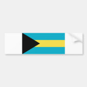 Bahama-vlag Bumpersticker (Voorkant)