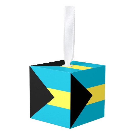 Bahama-vlag Decoratie (Voorkant hoekig)