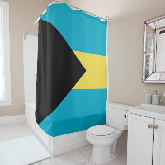 Bahama-vlag Douchegordijn (In situ)
