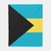 Bahama-vlag Fleece Deken (Voorkant)