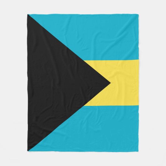 Bahama-vlag Fleece Deken (Voorkant)