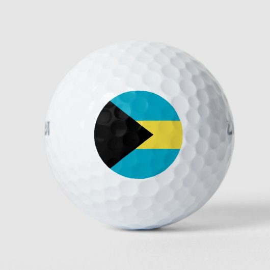 Bahama-vlag Golfballen (Voorkant)